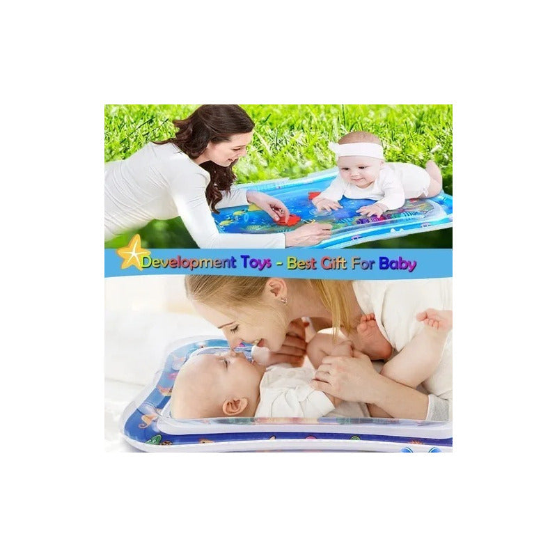 Alfombra De Agua Inflable Sensorial Para Bebe Cojin