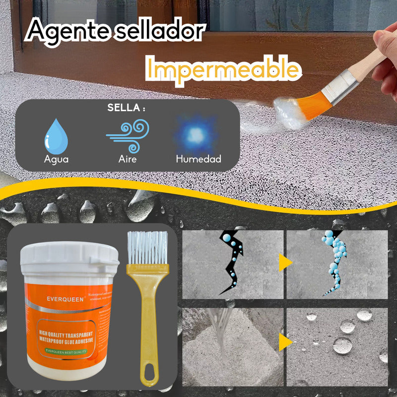 Tapagotera Sellador Impermeabilizante Líquido 300g Eq