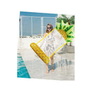 Flotador Inflable Hamaca Cama Flotante Frutas Piscina Juego Amarillo