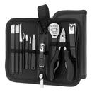 Set Profesional Manicure Pedicure 11 Piezas Estuche Negro