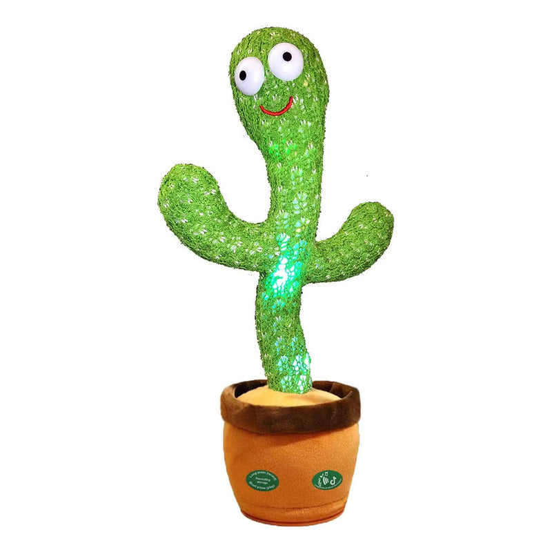 Cactus Bailarín Musical Repetidor Recargable Voz Interactivo