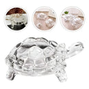 Tortuga Decorativa Vidrio Transparente Eco & Deco 12x8x4cm