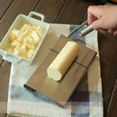 Tabla Cortadora De Queso Thek Modelo Ajustable Acero Inoxidable Corte Multigrosor Plateado