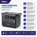 Estacion Energia Portatil Theck 1000w 768wh Lifepo4