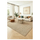 Alfombra De Yute Para Living Resistente Mascotas 120 Por 180 120 M 90 M Beige
