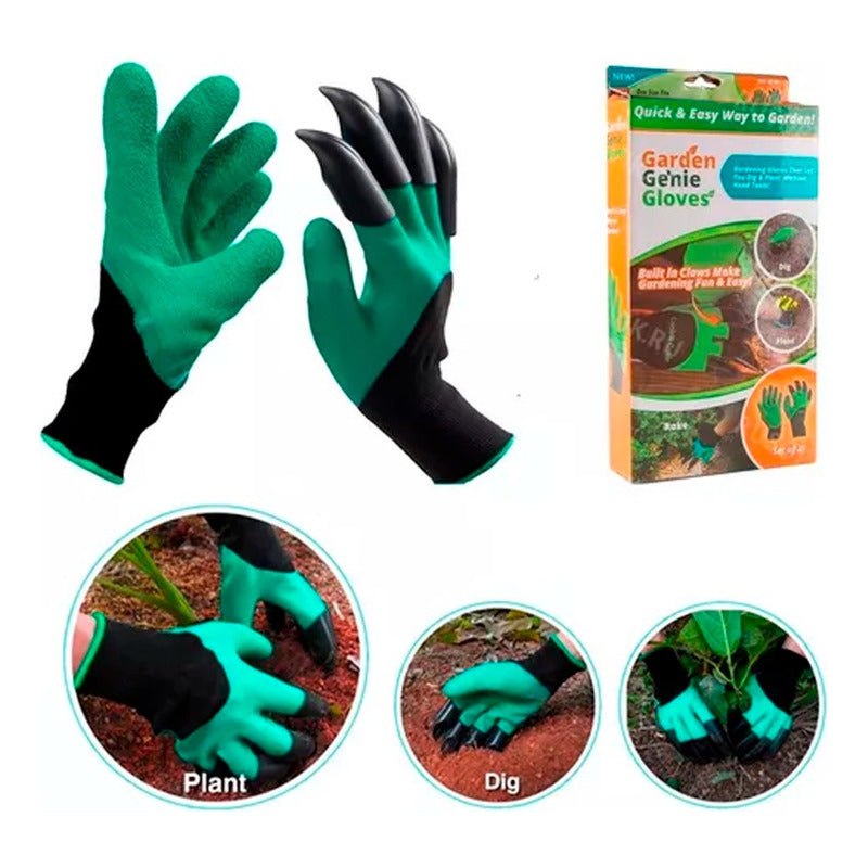 Guantes Para Jardinería Con Garras Trabajo Jardín