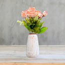 Ramo Rosas Peonias Flores Artificiales Decoración