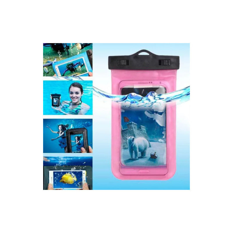 Funda Porta Celular Impermeable Protector Anti Agua Verano