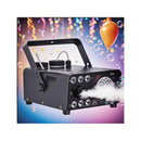 Máquina De Humo Burbujas Y Luces + Control Remoto, 3 En 1 Negro