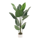 Palma De Viajero Artificial Ecodeco Verde Oscuro 120cm Decoración Interior
