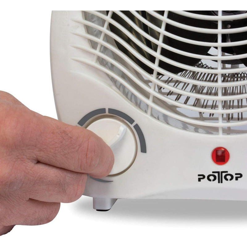 Caloventilador 1000/2000w Frio Y Calor Calo Ventilador Calefactor Potop 220v C/termostato