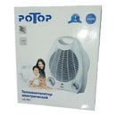 Caloventor Potop 2000w Frío/calor Con Termostato Y Asa Transporte Blanco