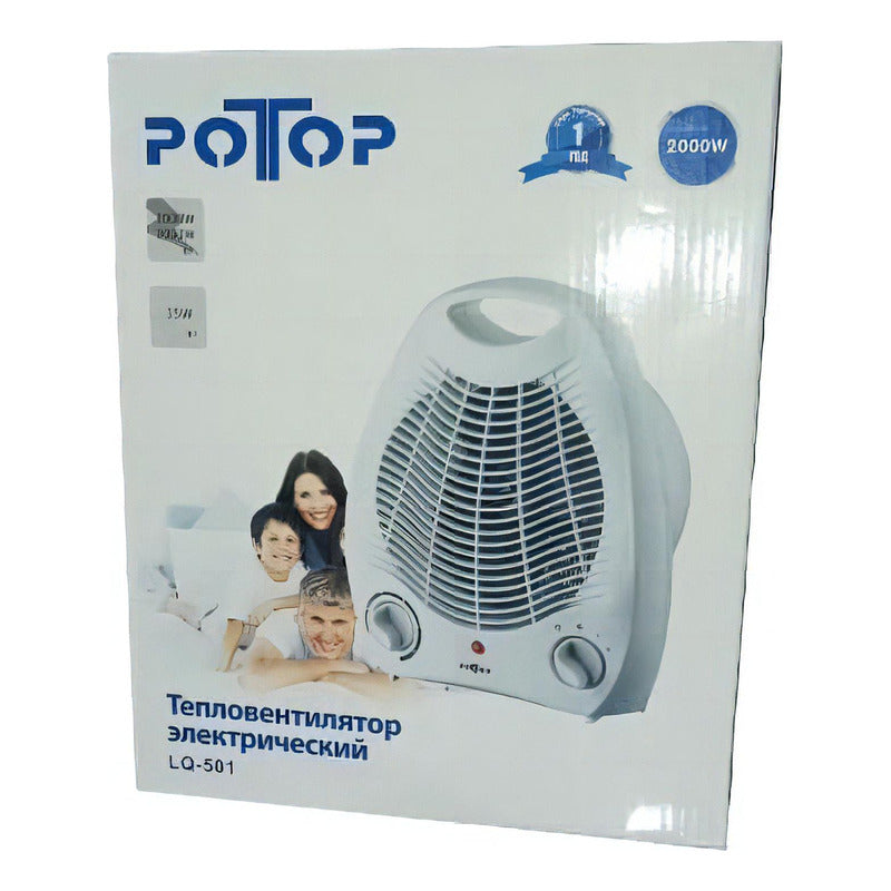 Caloventilador 1000/2000w Frio Y Calor Calo Ventilador Calefactor Potop 220v C/termostato