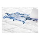 Cubrecolchon. 2 Plazas Acolchado + 2 Fundas Para Almohada Color Blanco 100% Impermeable