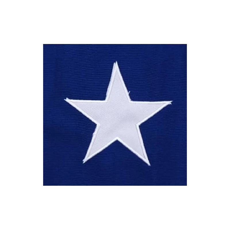 Bandera Chilena 90 X 135 Cms Genero Tela Trevira Reforzada