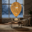 Globo Aeroestatico Lampara Decorativo Con Luces Calido Amarillo