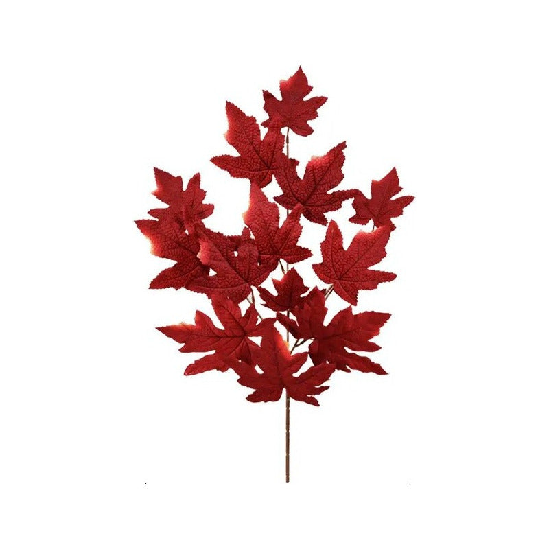 Flores Artificiales Hoja De Arce De Árbol Hoja De Pascua