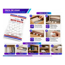 Bolas De Naftalina Theck 200g Antipolillas Para Closet