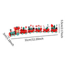 Tren Decorativo Navideño Miniatura 31cm Rojo Verde Thek