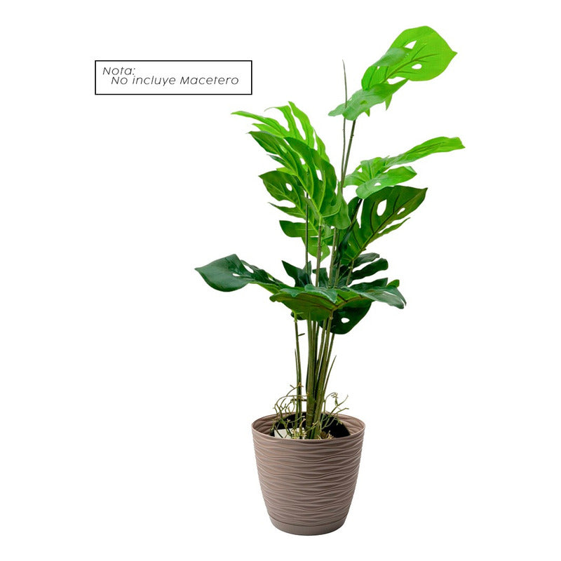 Plantas Artificiales Monstera Decoración Hogar