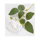 Pack De 12 Rosas Artificiales De Tela Para Decoración