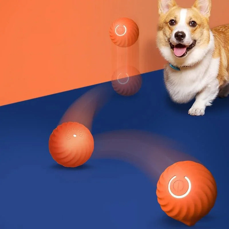 Juguete Interactivo Para Perros Q Smart, Luz Led, Pelota