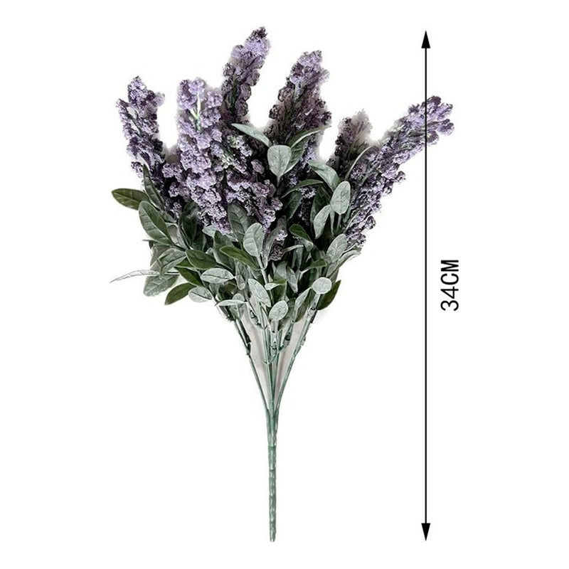 Flores Artificiales Lavanda Anticaida Lavanda 3d Artificial