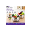 Bowl Acero Inoxidable Martillado Theck 23x14cm Multiuso Plateado
