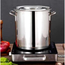 Olla Industrial Acero Inoxidable 20 Litros 30x32 Cocina Pro