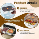 X2 Recipiente Hermético 1.8l Acero Inoxidable Lunch Box Coci