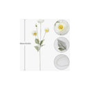 Amapolas Flores Artificiales Textura Realista Anemonas