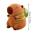 Juguetes De Peluche De Capibara Y Mochilas Pequeñas Con Forma De Tortuga Marrón Claro