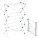 Tendedero Plegable 3 Niveles Metal Ropa Multifunción Negro