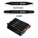 Rotuladores De Doble Punta Para Arte Con Tinta A Base De Alcohol, Pack De 80 Colores Surtido