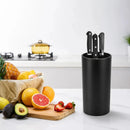 Porta Cuchillos Universal Cerdas Organizador Cocina Negro Negro
