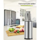 Porta Cuchillos Universal Acero Inoxidable Cocina 23cm