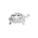 Pack De 4 Tortuga De Cristal Figura Decorativa Hogar  Transparente