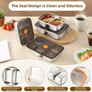 X2 Recipiente Hermético 1.8l Acero Inoxidable Lunch Box Coci