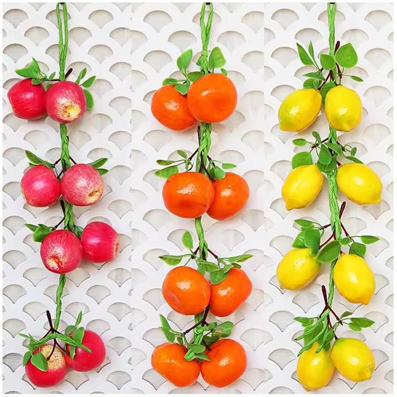 Frutas Artificiales Colgantes Decorativas