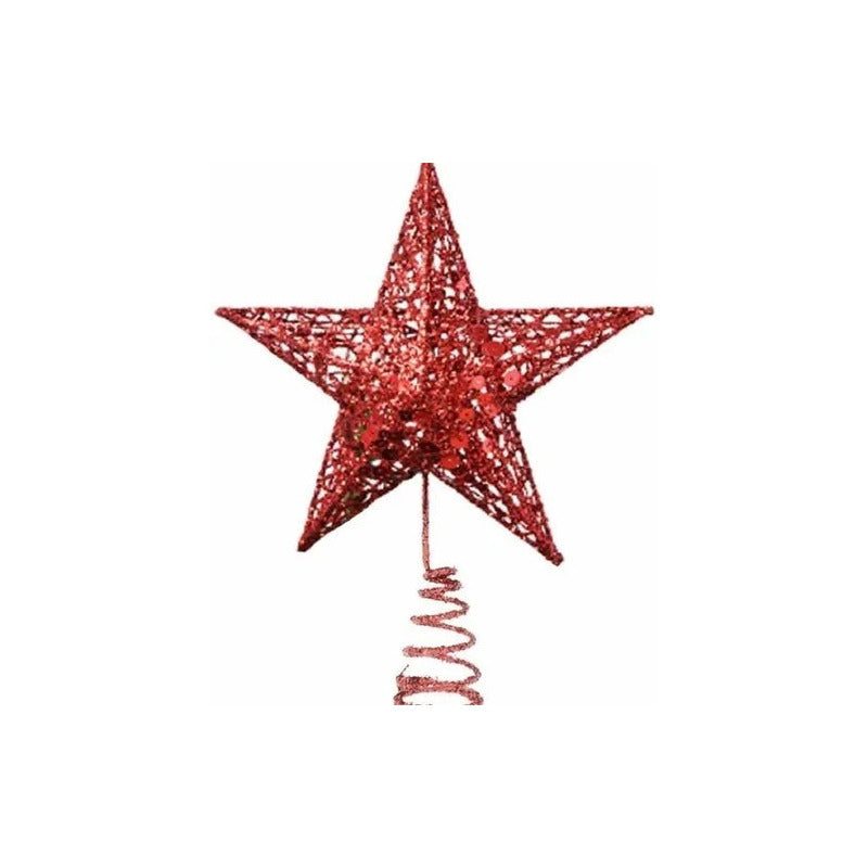 Adorno De Navidad Estrella Para Arbol De Navidad Decoración