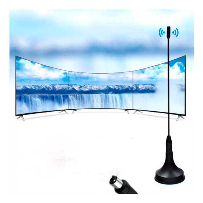 Antena Hd Tv Digital Tvd Coaxial Delgada