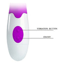 Vibrador Mujer Masajeador Juguetes Sexual Doble Penetracion Morado