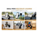 Soporte Celular Auto Ventosa Ajustable 360° Theck Negro