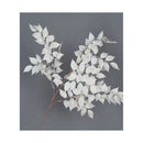 Flores Artificiales Ramo Hoja Rowan Ramo De Rusco Italiano Blanco