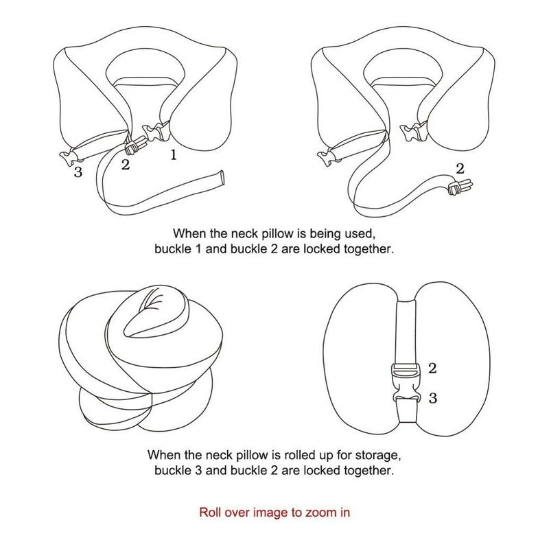 Almohada De Viaje Para Cuello En Forma De U