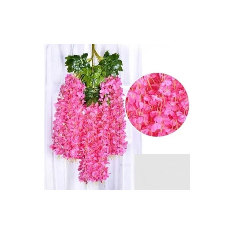 Pack De 12 Colgantes De Flores Artificiales Guirnaldas