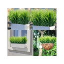 Pack De 4 Hierbas Planta Artificial Follaje Jardin Ecodeco Verde