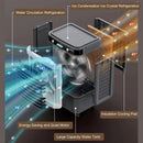 Ventilador Portátil Enfriador De Aire 120w 35l Área Gris