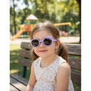 Anteojos Gafas Sol Niña Redondo Uv400 Lentes Gafas Infantil Lazo Lila Negro