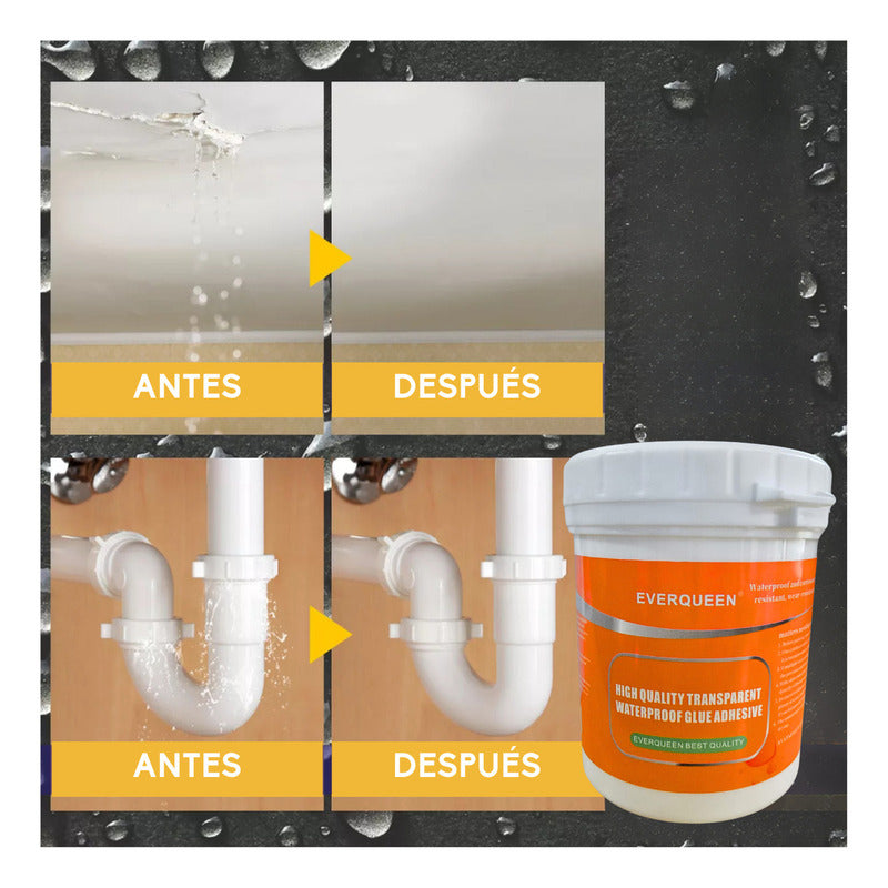 Tapagotera Sellador Impermeabilizante Líquido 300g Eq